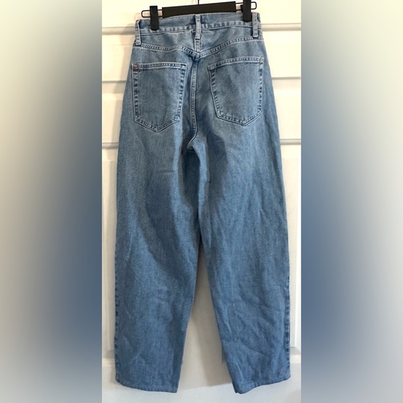BDG Urban Outfitters High Rise Baggy Straight Leg Blue Jeans Women's Size 25 - Picture 4 of 10